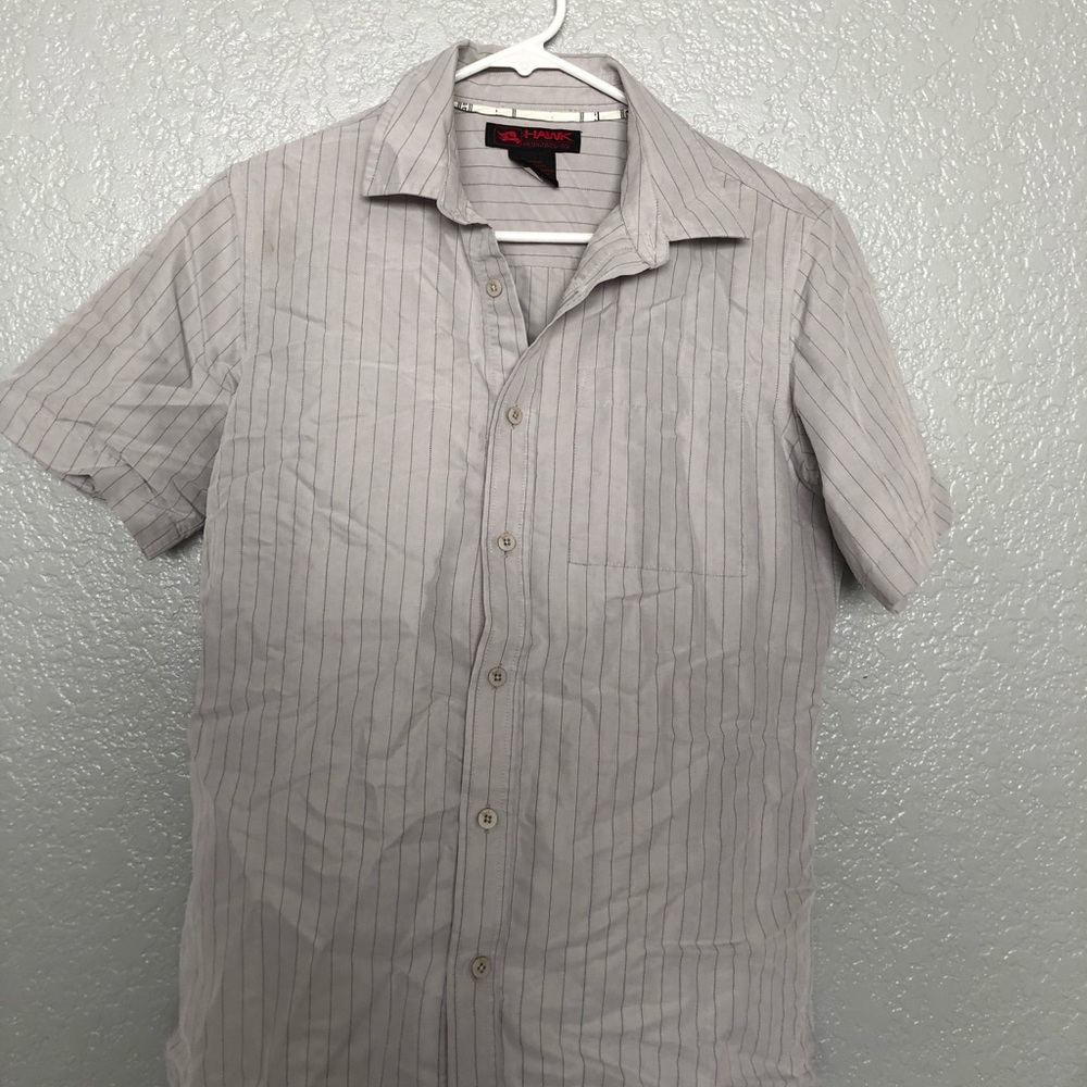 Striped Collared Buttoned Shirt 👔